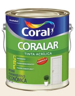 Tinta Coralar acr Fosco Verde Kiwi 3.6l