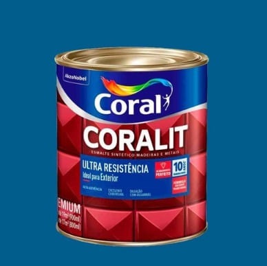 Esmalte Coralit ab Azul Franca 0.9l Cora