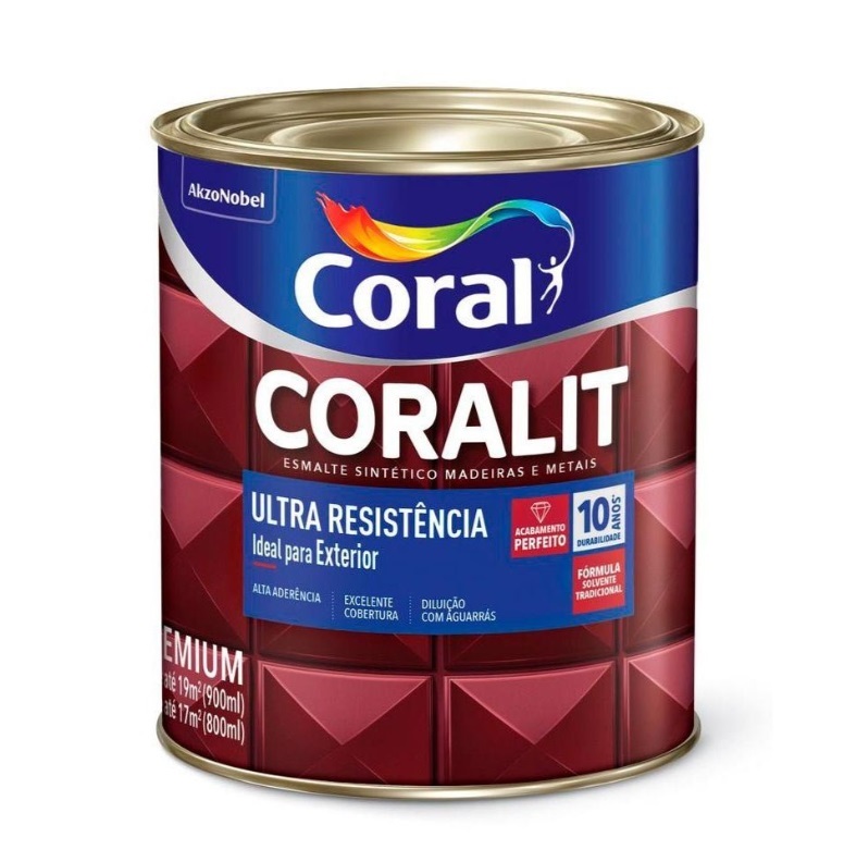 Esmalte Coralit fo Preto 0.9l Coral