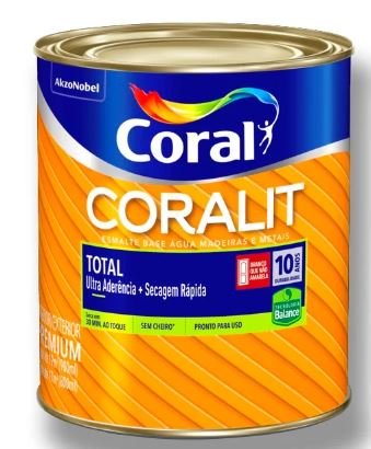 Esmalte Coralit Zero ac Branco Gelo 0.9l