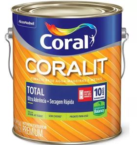 Esmalte Coralit Secagem Rapida Zero Branco 3.6Litros Coral