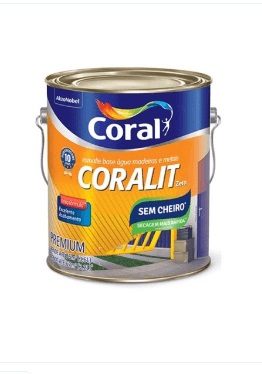 Esmalte Coralit Zero br Vermelho 3.6l