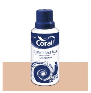 Corante Base  Agua Castanho 50ml Coral
