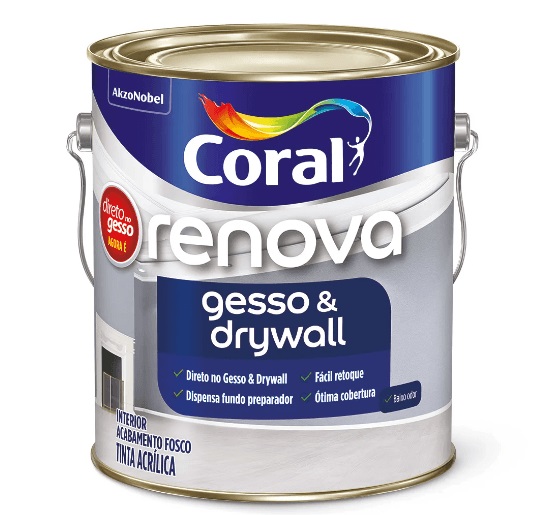Tinta Direto no Gesso Renova bc 3.6l cor