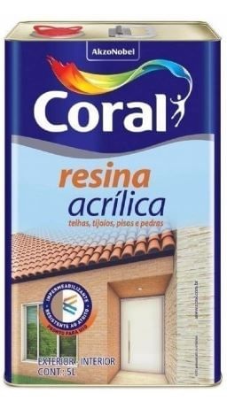 Resina Acrilica 5l Coral
