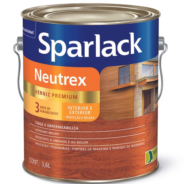 Verniz Neutrex br Mogno 0.9l Sparlack