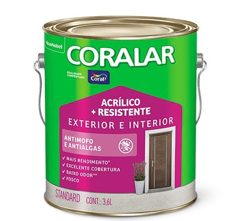 Tinta Coralar Amarelo Frevo 3.6l Coral