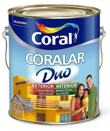 Tinta duo Branco Gelo fo 3.6l Coral