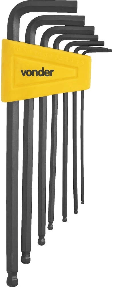Chave Allen 1.5a 6mm Jg7pcs Abaulad Vond