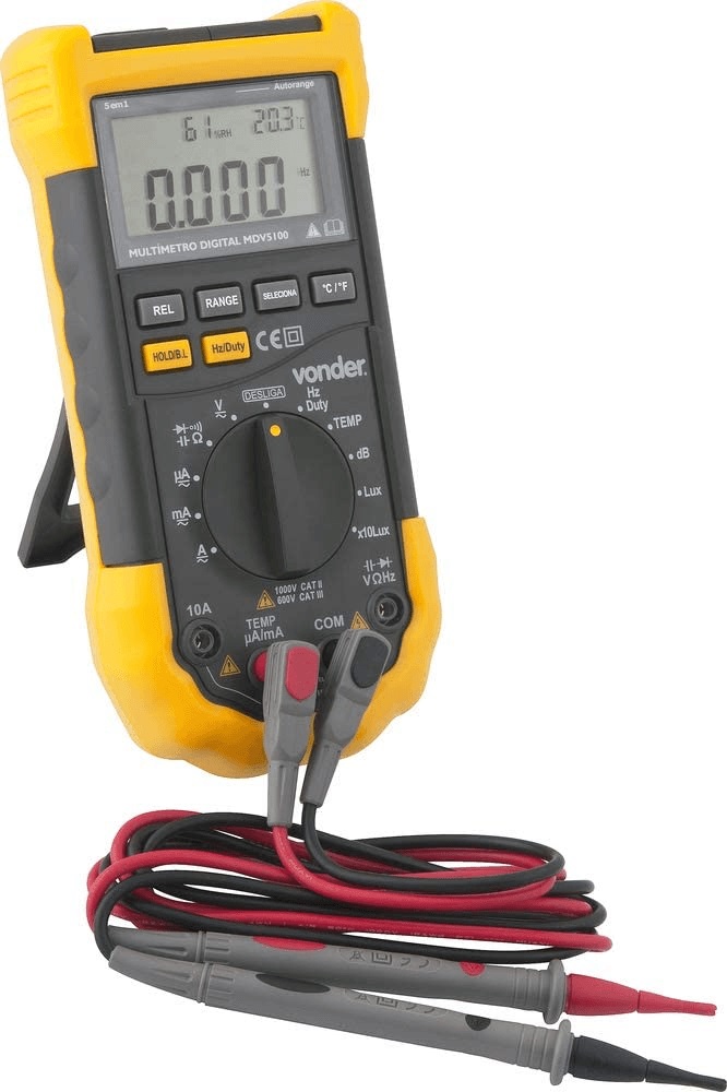 Multimetro Digital Multif. Mdv5100 Vonde
