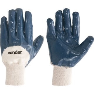 Luva Malha/nitrilica Azul Vonder