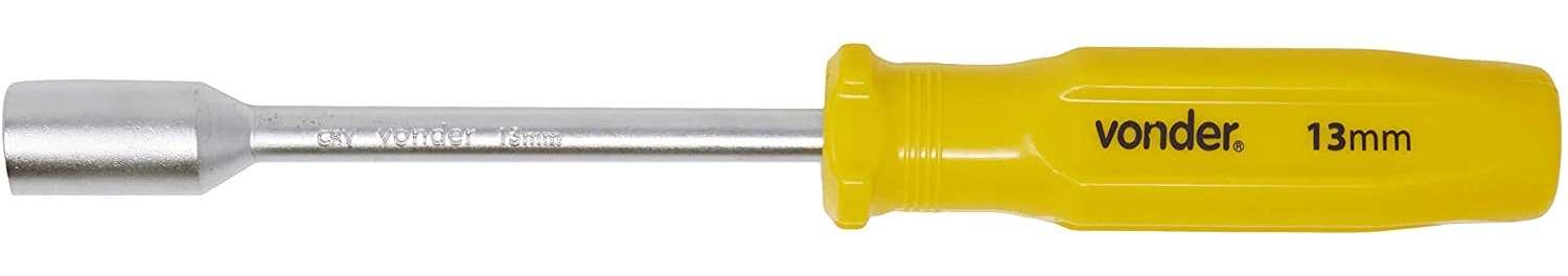Chave Canhao 13mm crv Cartela Vonder