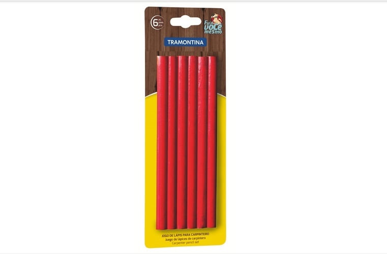 Jogo Lapis P/carpinteiro 6pcs Master