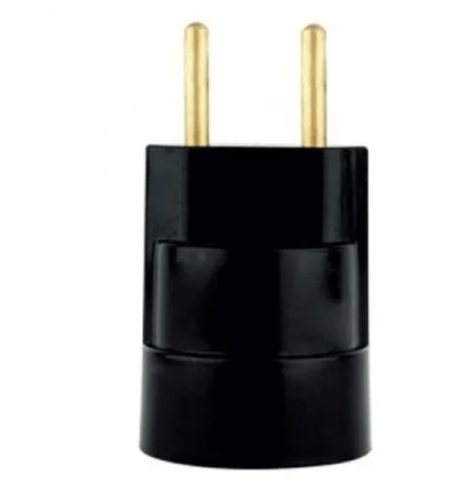 Bocal Adaptador C/plug Macho pt Foxlux