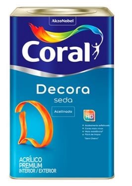 Tinta Acabamento de Seda ac bc 18l Coral