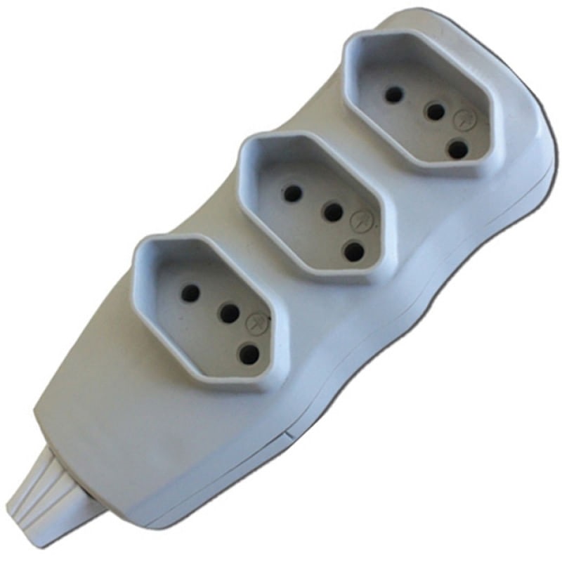 Tomada em Barra 2p+t cz 3 tom f.c