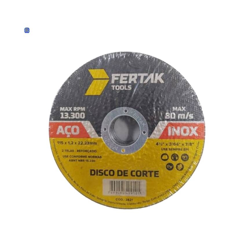 Disco Abrasivo 115x1.2 Fertak