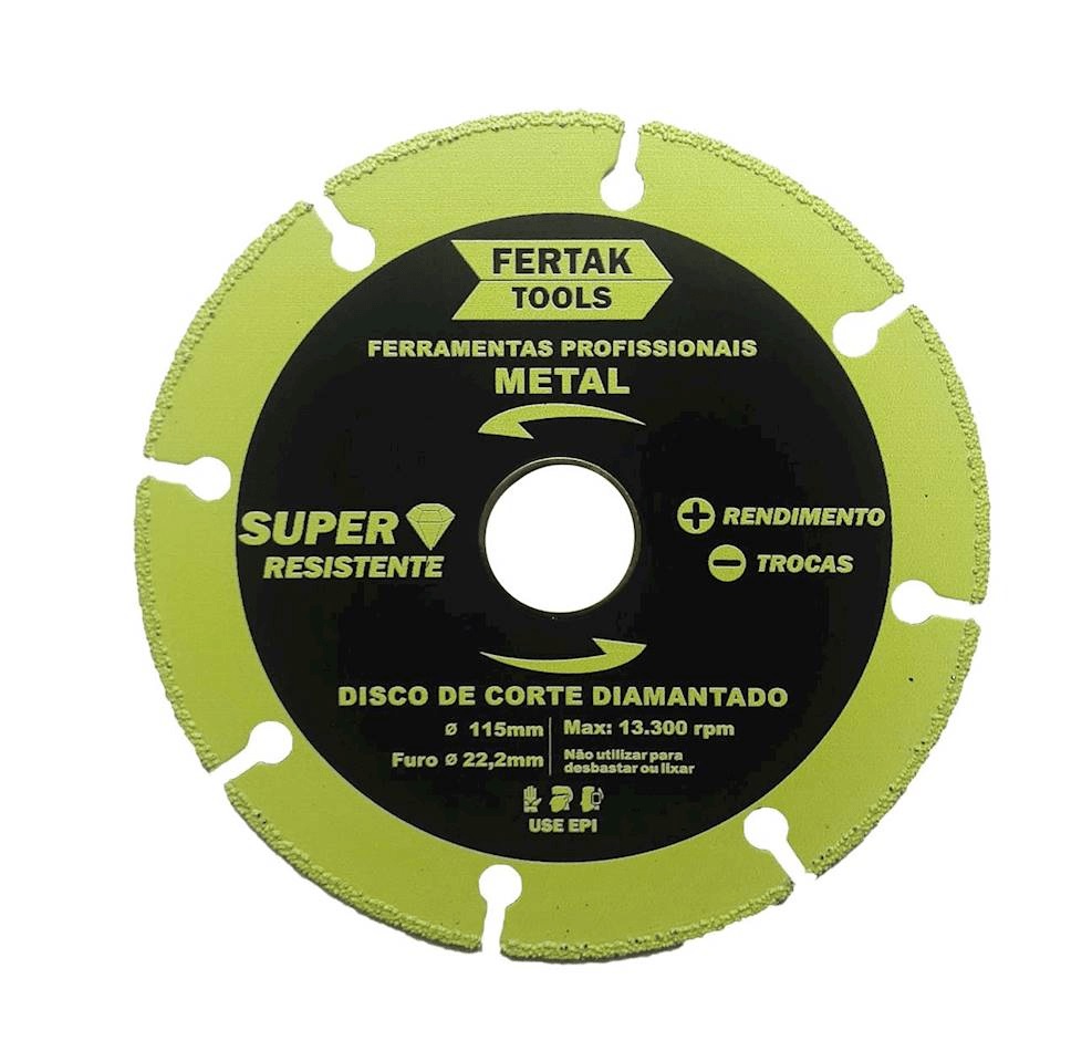Disco de Corte p/ met +1000 115x22,2