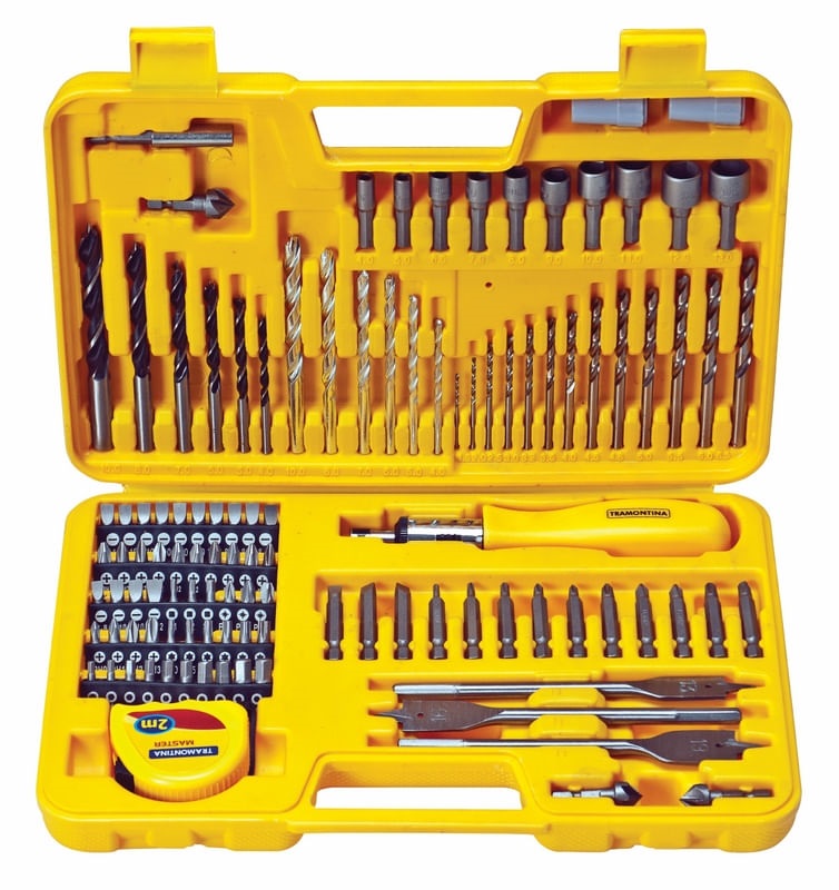 Maleta C/brocas e Pont 110pcs Master