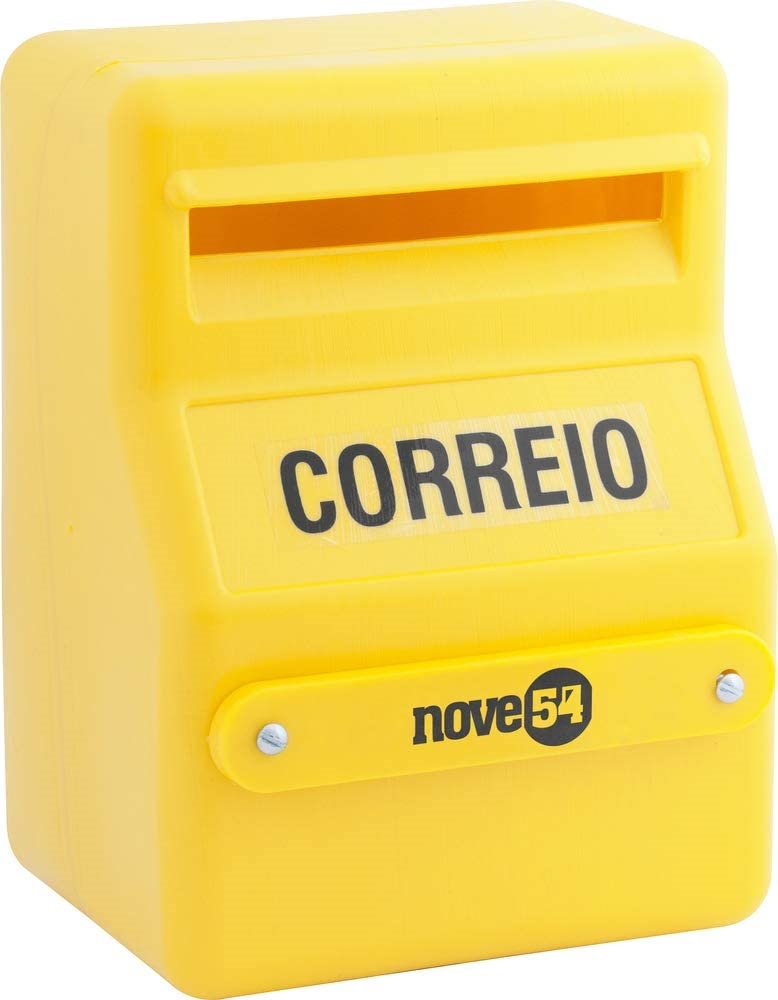 Caixa Correio Cpn0019 Amarela Plast 954