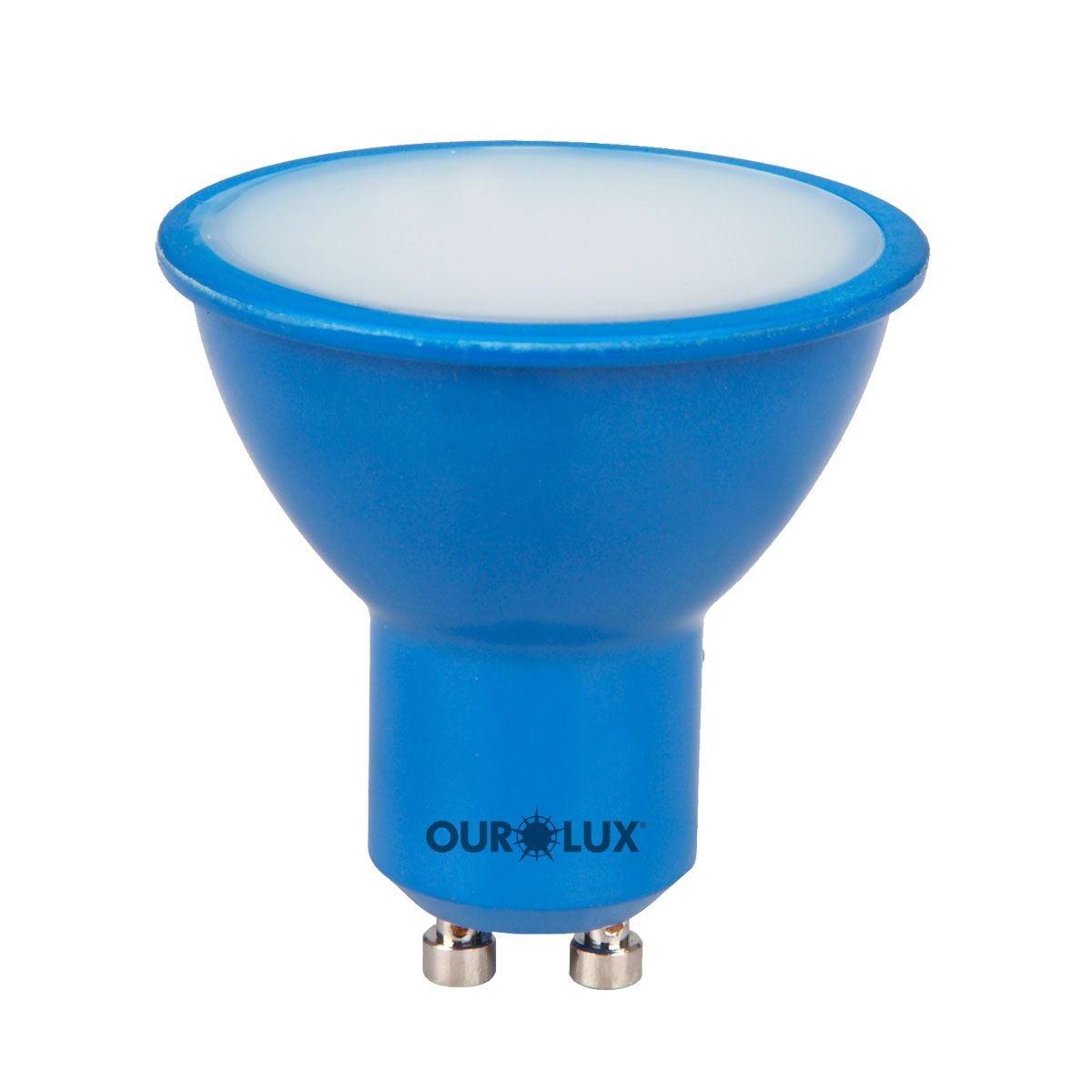 Lampada Superled Colors 4w Gu10 az Ourol