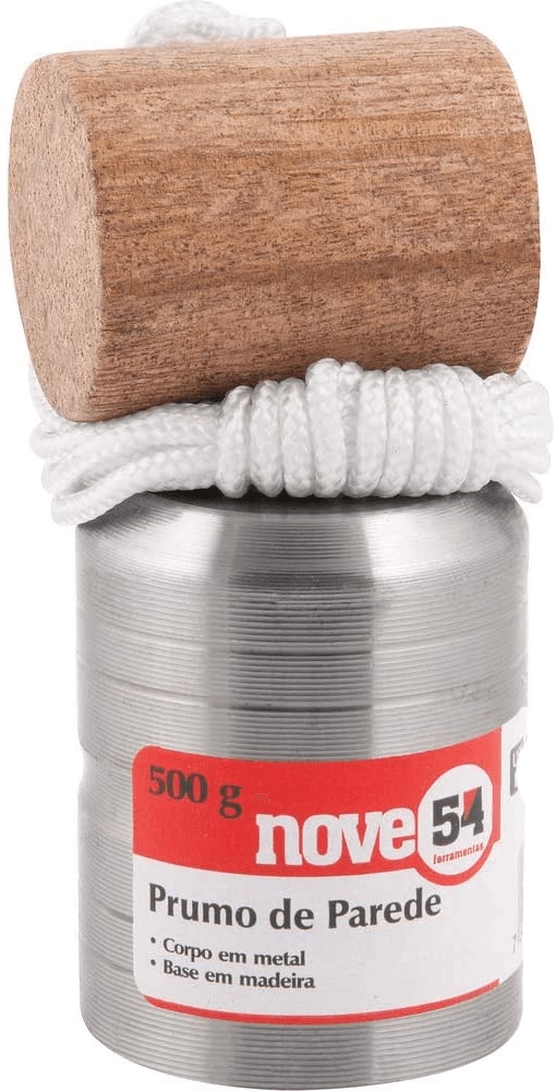 Prumo de Parede Metal 500g 954