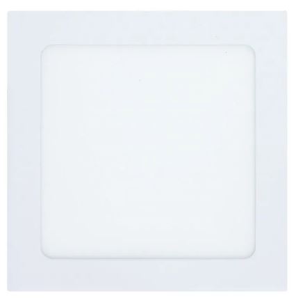 Painel Led De Embutir Quadrado 12w 3000k 17cm - Bronzearte