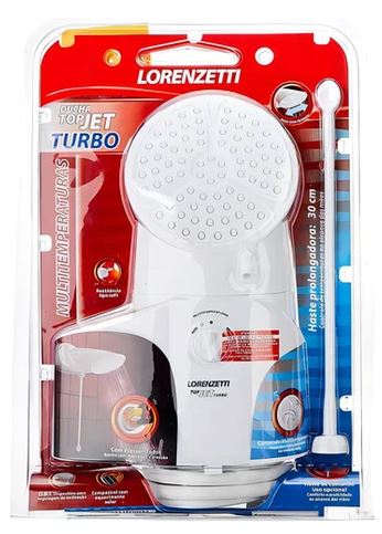 Ducha TopJet Turbo Multitemperaturas 220V 6400W - Lorenzetti