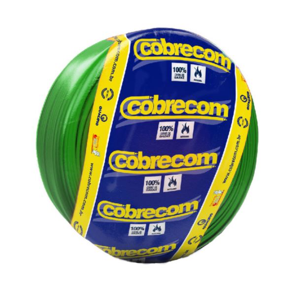 Cabo Flexivel 1,5mm Verde Com 100 Metros - Cobrecom