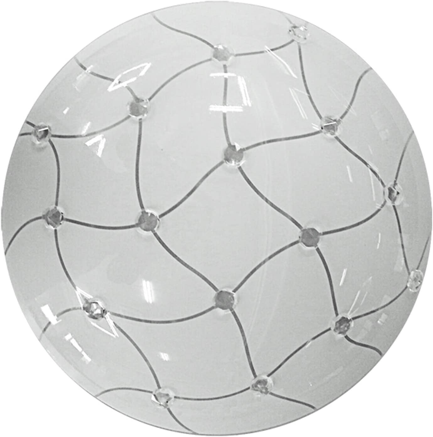 PLAFON TRAMA LED RED 30CM 20W BC LLUM
