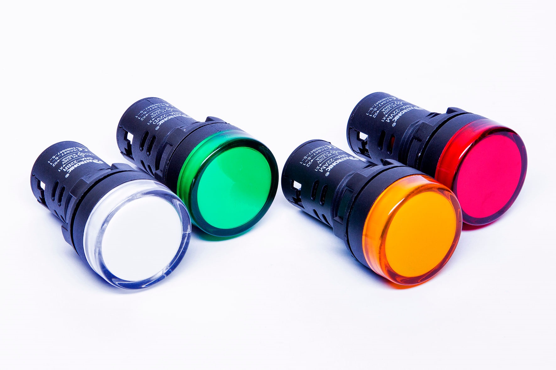 Botao Sinaleiro led 22mm 220vca am Tron