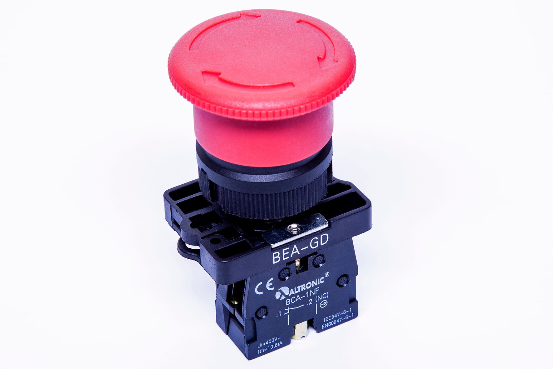 Botao de Emergencia Girar Destrav 1nf vm