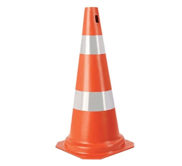 Cone Embor. 75cm lj Reflet. Plast