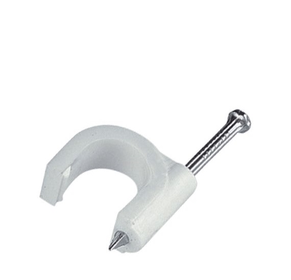 Fixador Cabo Coaxial Br10mm Bemfixa