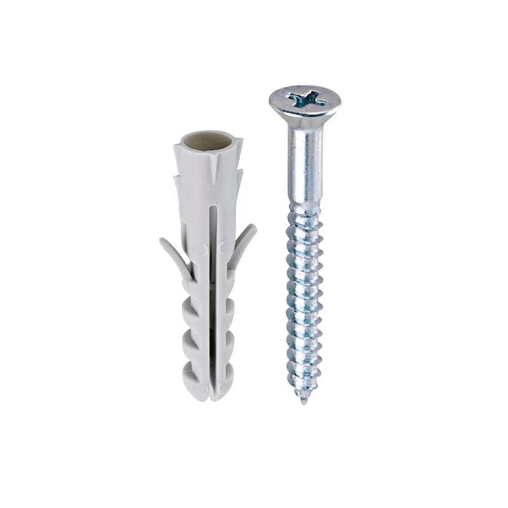 Parafuso c/ Bucha Nylon 08mm cch ph sc