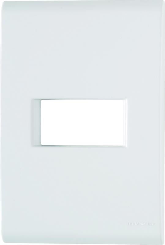 Placa 1 Posto 4x2 Horizontal liz