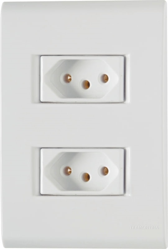 Tomada Dupla 2p+t 10a liz