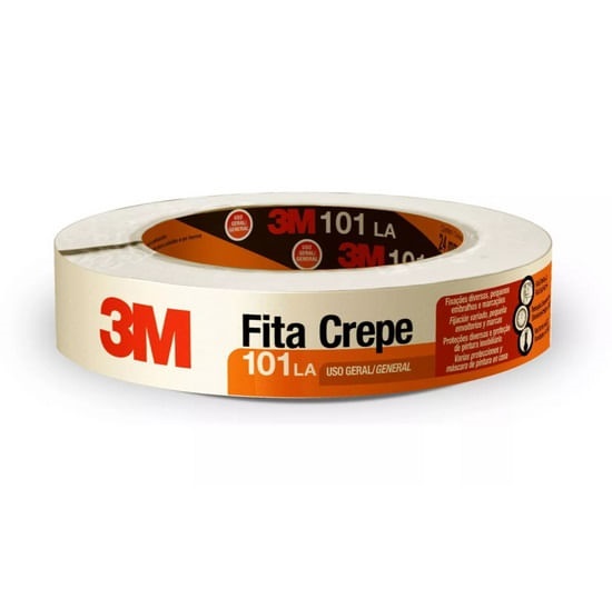 Fita Crepe uso Geral 24mmx50mts 101la 3m