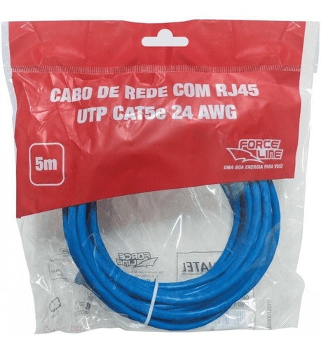 Cabo de Rede de 5m Force Line
