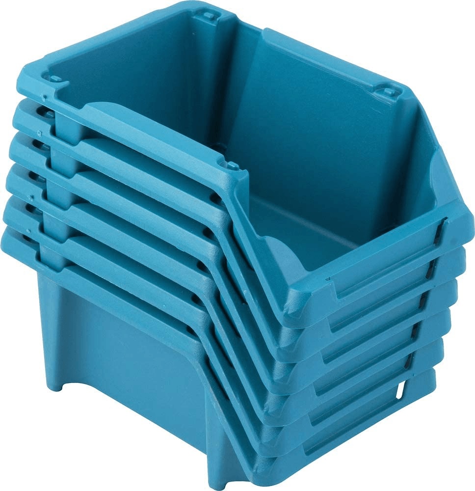Gaveteiro Plast.(kit 06pcs)nr.3 Azul vd