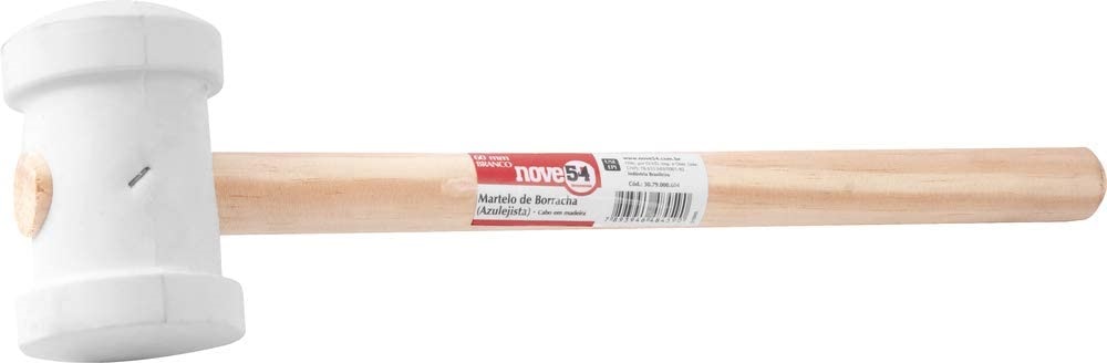 Martelo Borracha 60mm Azulejista Nove54