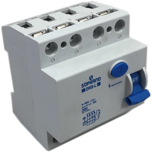 Interruptor dif Tetra 63a/30ma Soprano