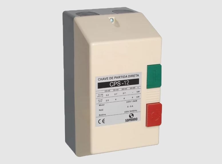 Chave de Partida 9-13a 380a 7,5cv Sopran