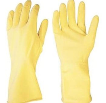 Luva Latex Amarela p C/forro 954