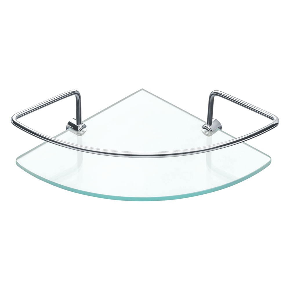 Cantoneira Vidro Com Haste 6mm 20x20cm - Atlas