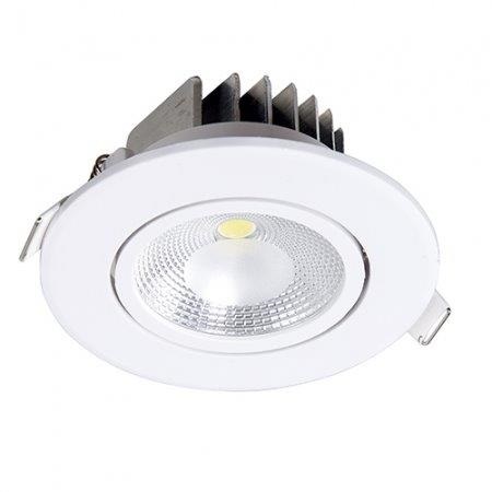 Spot emb rd Plast led 6w3000k Blumenau