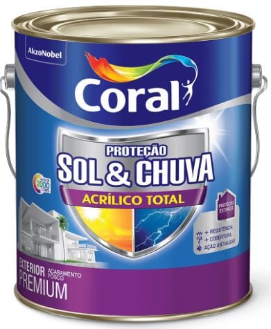 Tinta acr Total cog Japones 3.6l Coral