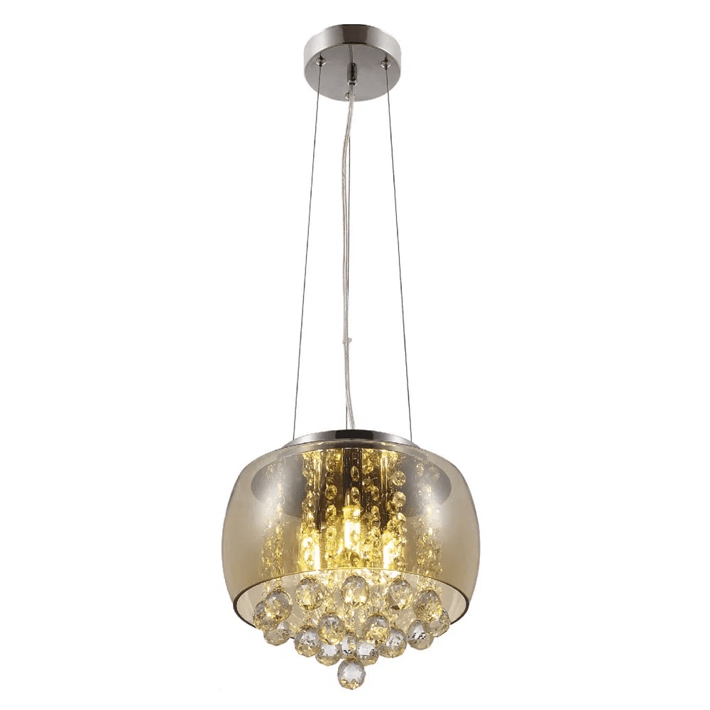 Pendente Crist Magnum 5xg9 Ambar Blumena