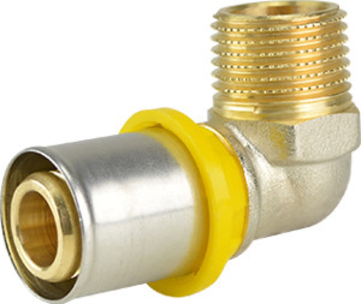 Joelho 90 Transf m gas Dn16x1/2 Amanco