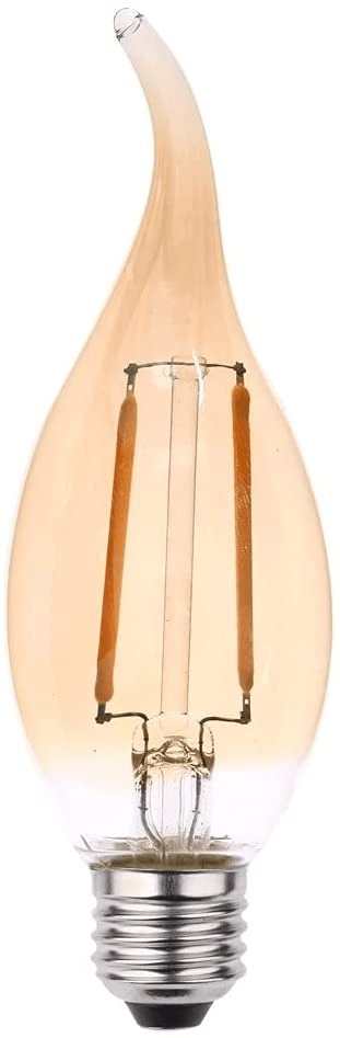 Lampada led Vela e27 2w 2200k Blumenau